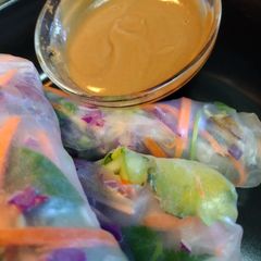 A picture of Veggie Spring Rolls.
