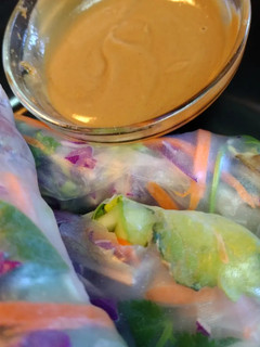 A picture of Veggie Spring Rolls.