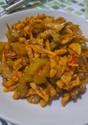 Foto resep Tumis pare, teri dan tempe