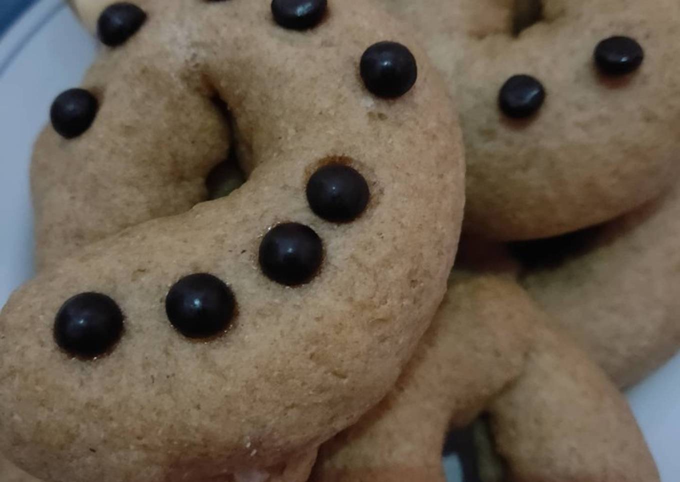 Donat Oven Gandum Jahe isi Keju Coklat Selai Kacang