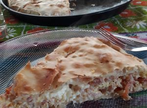 Una foto de Tarta de jamón y queso❤