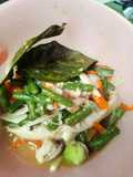Tumis jamur kacang panjang