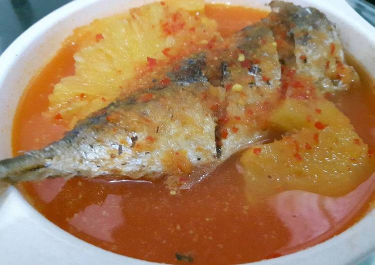 Cara mudah memasak Ikan Lempah Nanas Anti Gagal