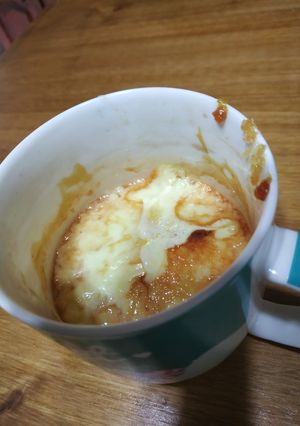 Una foto de Flan casero al microondas
