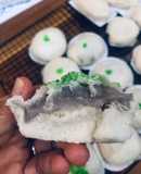 Bánh bao nhân khoai môn