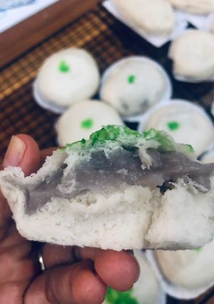 Hình của món Bánh bao nhân khoai môn.