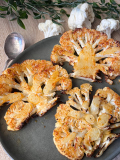 Une photo de Steak de chou fleur rôti