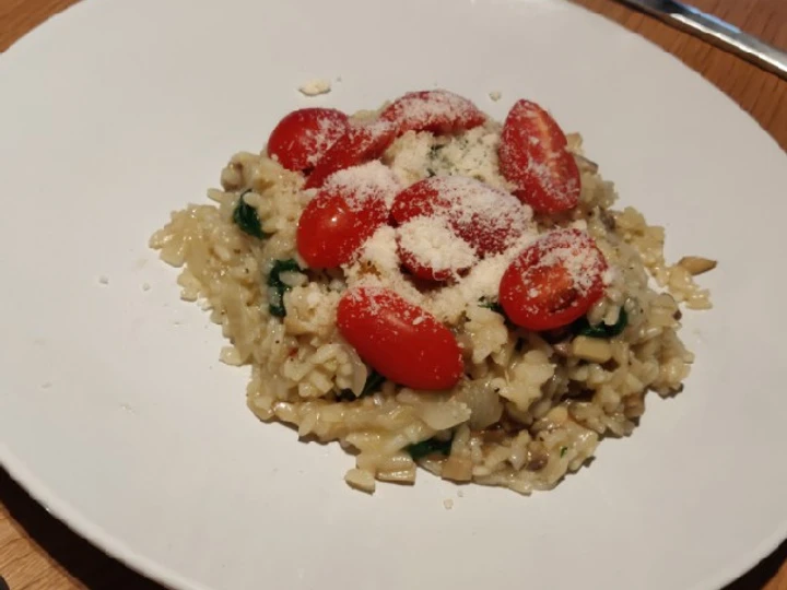 Recipe Mushroom / Spinach risotto the Perfect Really delicious