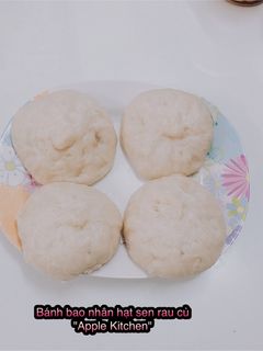Hình của món Bánh bao nhân hạt sen nấm rau củ.