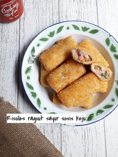 Foto resep Risoles rogout sayur sosis keju