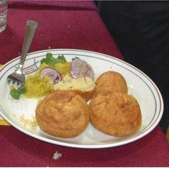 A picture of Litti chokha.