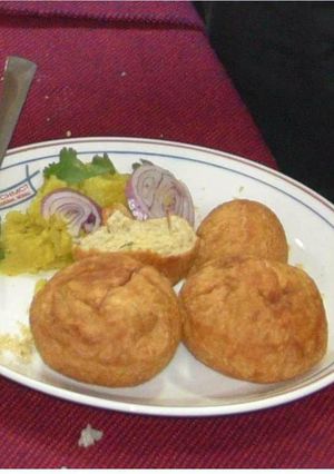 A picture of Litti chokha.