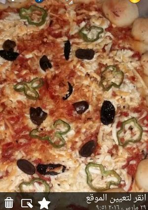 صورة لوصفة البيتزا