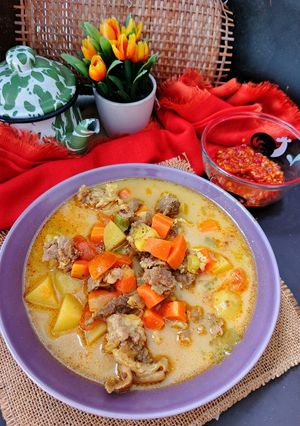 Foto resep Kare Kambing Bumbu Instan