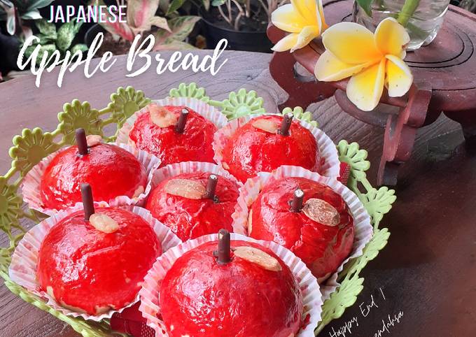 Resep Japanese Apple Bread (Roti Apel Jepang) Anti Gagal
