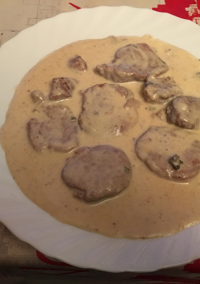 Una foto de Solomillo de cerdo al roquefort