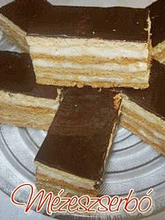 Mézes zserbó recept fotója