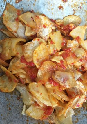 Foto resep Balado kentang pedas kriuk