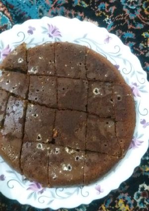 عکسی از دستور کیک رژیمی