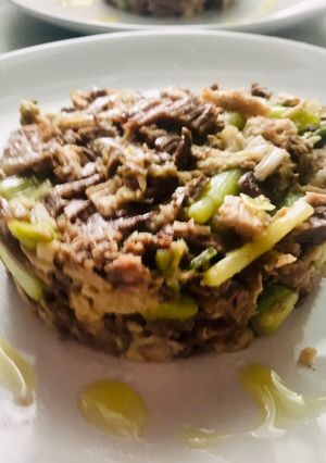 Una foto de Ropa vieja, del cocido valenciano