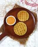 Moong Dal Oats Waffles