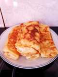 Ham and Cheese Stuffed Crêpes