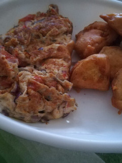 A picture of Deep fried viazi tamu-sweet potatoes.