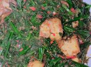Gambar resep daun pakis goreng