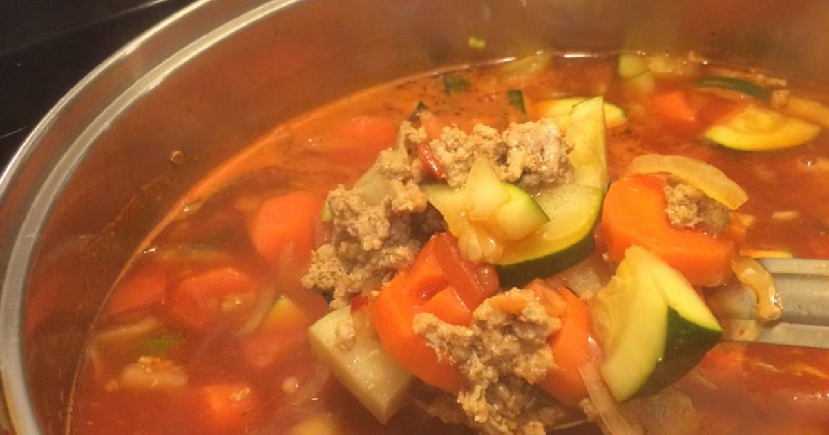 Picadillo de cerdo y res Receta de macorose66 Cookpad