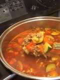 Picadillo de cerdo y res