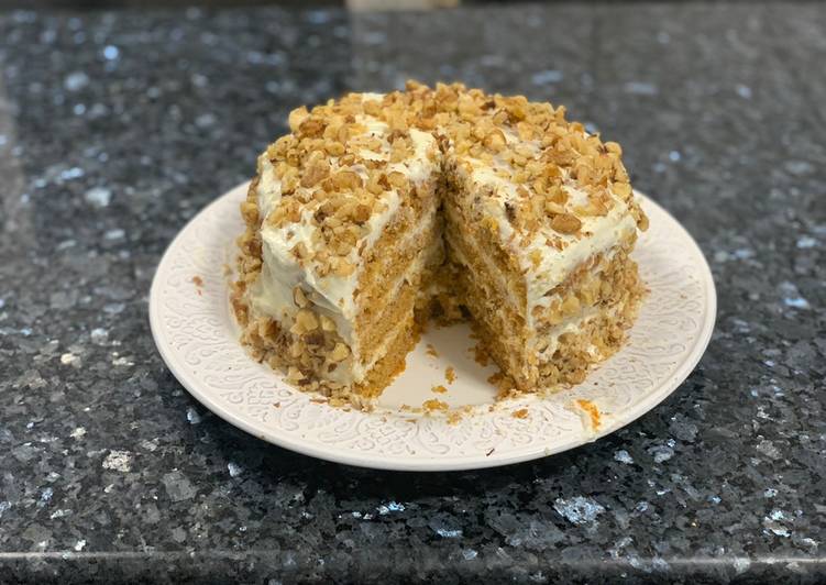 Tarta de Zanahoria y nueces 🍰 🥕