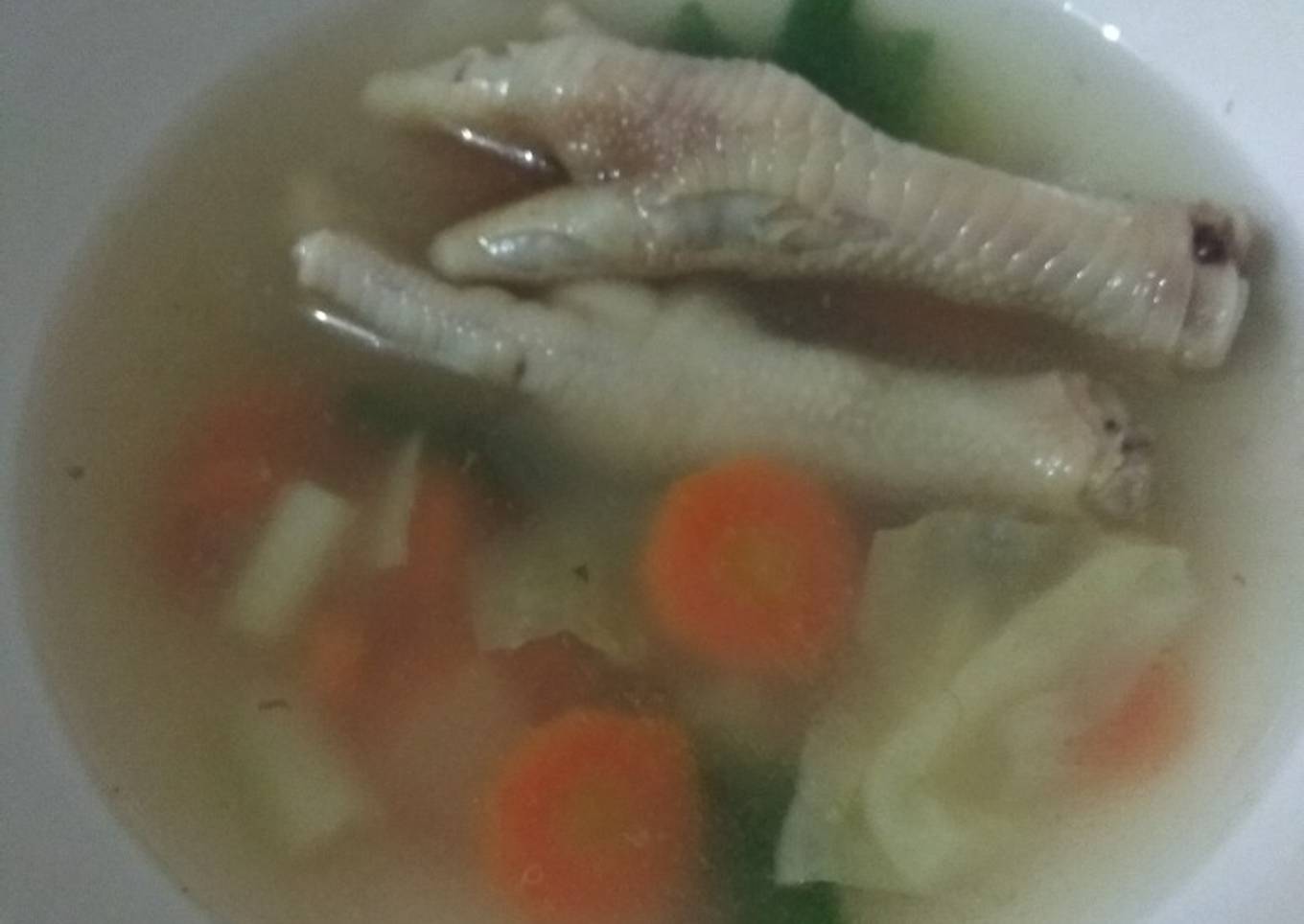Sup ceker ayam