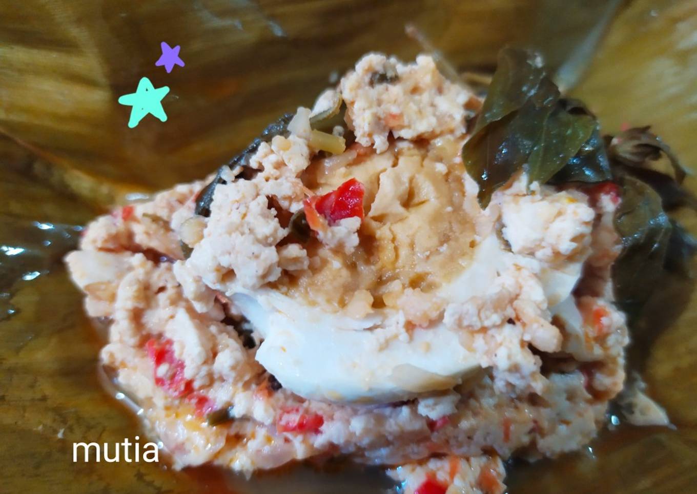 Botok Tahu Telur Asin