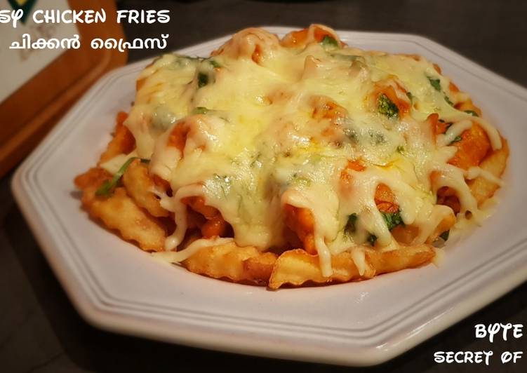 Step-by-Step Guide to Prepare Cheesy chicken fries Appetizing