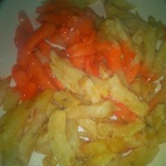 A picture of Homemade chips.