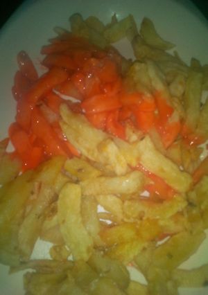 A picture of Homemade chips.