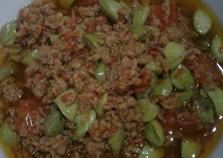 Resep Sambal udang pete hot Anti Gagal