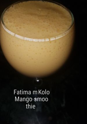 A picture of Mango yougut milkshakes.