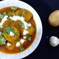 A picture of Aloo ki sabji.