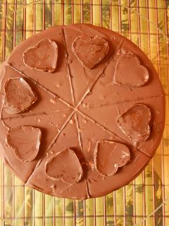 Sacher torta marcipánnal recept fotója