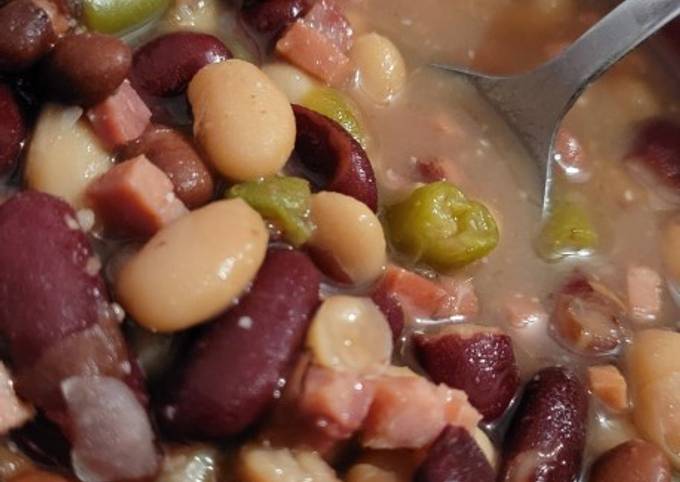 Ham and beans