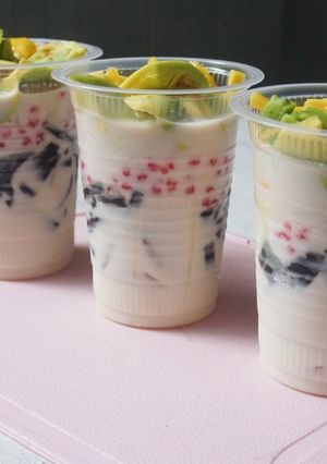 Foto resep Es teler viral kuah creamy