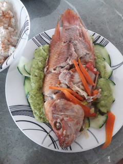Una foto de Pescado relleno