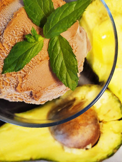 Φωτογραφία της συνταγής Vegan παγωτό σοκολάτα-αβοκάντο