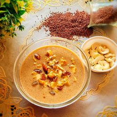 A picture of Finger millet /Ragi Payasam.