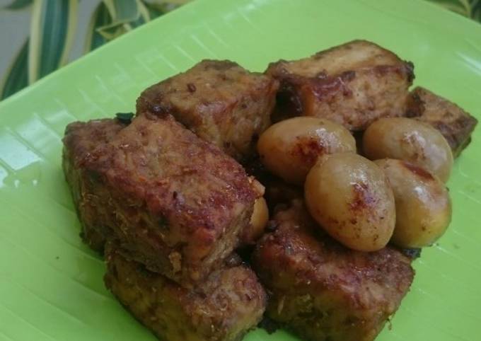 Cara Gampang Membuat Tahu tempe telur bacem Anti Gagal