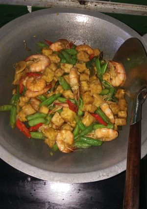 Foto resep Oseng buncis, tempe dan udang