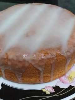 صورة لوصفة My lemon sponge cake with ganache lemon glazeكيك الليمون