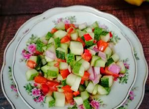 Gambar 🇸🇦 Salatah (Arabic Salad/Acar Arab) - Arab Saudi