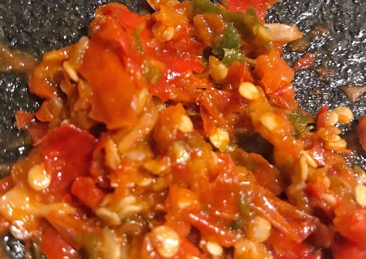 Sambal korek ala bensu